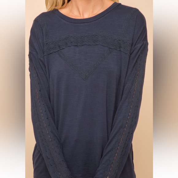 Cute Navy Top - Picture 5 of 8